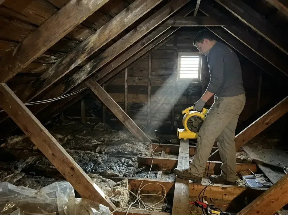 attic-water-damage-drying-proc-007 — frequently asked questions, Emergency Water Extraction & 24/7 Flood Response in Thoreau…